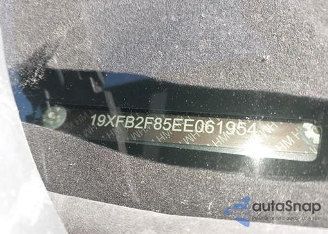 2014 Honda Civic Ex from USA, damaged, VIN 19XFB2F85EE061954